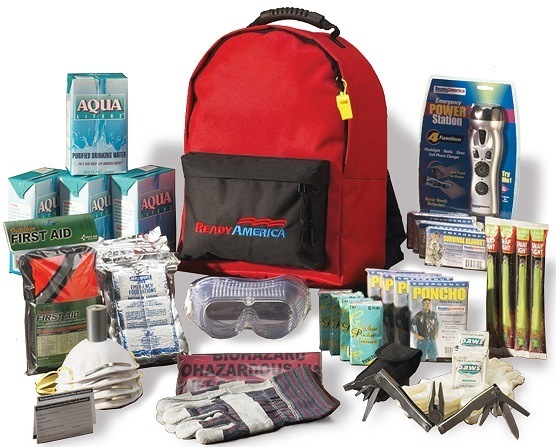 Ready America 70385 Deluxe Emergency Kit 4 Person Backpack