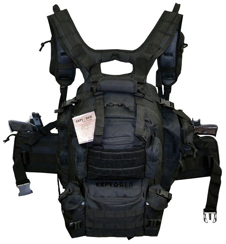 Explorer Tactical Gun Concealment Backpack With Molle Webbing Hydration Ready
