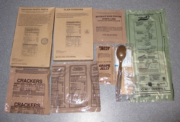 Sopakco MRE Meals Ready To Eat Case Pack of 14 For Survival And Emergency Green Box